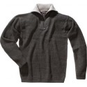 Pull-over Taille S, gris foncé chiné