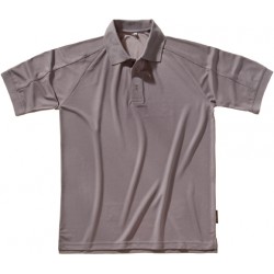 T-shirt Polo Taille L, gris/noir