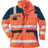 Parka haute visibilité Taille XXL, orange/bleu