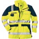 Parka haute visibilité Taille S, jaune/bleu