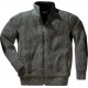 Pull zippé MEMPHIS Taille S, gris moucheté
