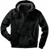 Veste capuche Taille XXL, noir