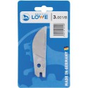 Lame pour cisaille à onglet et cisaille à profilés 3204/P90 3001/B 1 unité sous blister LÖWE 1 PCS