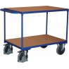 Chariot de transport 500 kg 1200x800 mm 2 plateaux