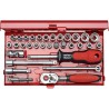 Coffret de douilles 1/4" 33 pièces 4004.77 Carolus