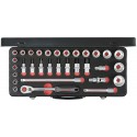 Coffret de douilles 1/2" 32 pièces SLIM SIXTY Carolus