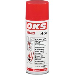 OKS Chaines et de Lubrifiant plastique adhésive OKS 451 400 ml résistantes a l'eau, lot de 12 (Par 12)