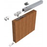 HELM 73 Set ferrure porte bois - sans rail