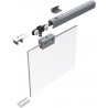 HELM 53 Set Ferrures pour portes coulissantes en verres 50 kg - sans rail