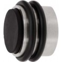 KWS 2053 Arrets de portes Ø42mm,Edelst.Pu.schw