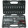 Coffret de douilles F6 1/4'' CHROMEmat 53 pièces - KS Tools 911.0653