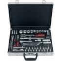 Coffret de douilles F6 en aluminium - 1/4'' - 1/2'' - 70 pcs - KS Tools 911.0670