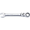 KS Tools 503.4810 Clés mixtes a cliquet a tete inclinable 180° a verrouillage 10 mm