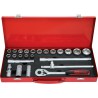 Coffret de douilles 1/2" 24 pièces KS