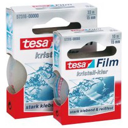 Tesa film cristal transparent 33 m x 15 mm (Par 12)