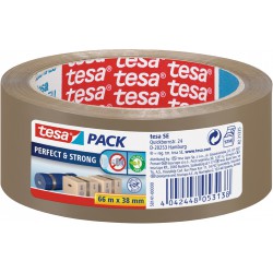 Ruban adhésif emballage tesapack 66m x 50mm transparent 58142 (Par 6)