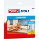 PVC-Profil pour calfeutrer marron 6m:9mm tesa 5559 (Par 10)