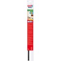 Tesa joint Isolation bas de porte - Calfeutrer Bas de porte sol - Plastique Brosse blanc 1m x 40mm x 15mm (Par 5)