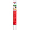 Tesa joint Isolation bas de porte - Calfeutrer Bas de porte sol - Plastique Brosse blanc 1m x 40mm x 15mm (Par 5)