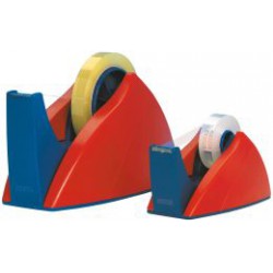 Dérouleur de scotch de table jusqu'à 33m:19mm rouge bleu, - Tesa 57421-00000-01 Easy Cut