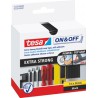 Tesa On & Off Bande Extra Forte noir 1m x 50mm