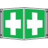 Panneau d'urgence Alu premiers secours 200x200