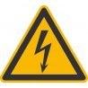 Panneau d'avertissement Alu 200 mm Avertissement « des risques électriques »