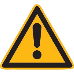 Panneau d'avertissement Danger SL 100mm