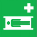 Panneau d'urgence film 200x200mm