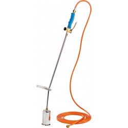 Désherbeur Thermique (à Utiliser avec Détendeur 000182.5000) - 5 metres tuyau - Gloria Thermoflamm Bio Professional