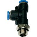 Connecteur en Té plastique G1/2 .D10