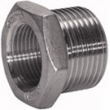 Mamelon réduction, hexagonale G3/8a-G1/4i Acier inoxidable 1.4408