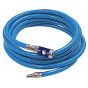 Tuyau d'air comprimé PVC avec accouplement de sécurité et le connecteur 13x3,5 -20m