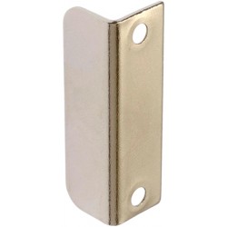Plaque serrure fermeture 40x17x12mm nickel