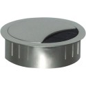 Passe-cable pour plateau de table 60mm,acier inoxydable Finish