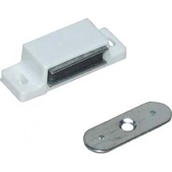 Fermeture aimantée blanc ca.6 kg (Par 50)