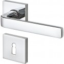 Poignée porte PZ,PureQuattroavec Rosetten,Chrom