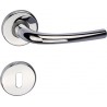 Poignée porte WC,Sabina avec Rosetten,Chrom