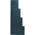 Plaque perforée 1981x457 mm anthracite gris RAL7016