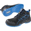 Chaussure de sécurité haute 634200, ESD,S3,Taille 43,noir/bleu