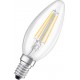 OSRAM Ampoule LED Filament, Forme flamme, Culot E14, 2W Equivalent 23W, 230 V, claire, Blanc Chaud 2700K, Lot de 1 pièce