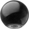 Bouton boule DIN319 20mm M 5 Form E