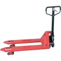 Transpalette 2500kg VG/PUR rouge, monté
