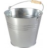 Seau tôle d'acier galvanisé 12l modèle léger 1 PCS