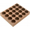 Socle en bois pour ER25 15 trous