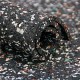 Tapis caoutchouc recyclé noir 8mm, 1,5x5m