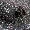Tapis caoutchouc recyclé noir 8mm, 1,5x5m
