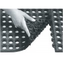 Caillbotis caoutchouc 900X900X15mm