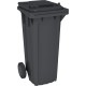 Bac poubelle WAVE 80-litres gris