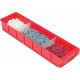 Boite rangement VKB 600x186x83 mm rouge (Par 8)